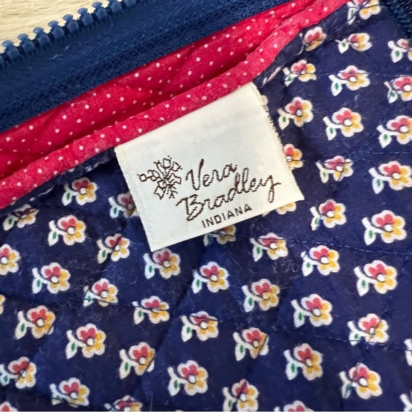 Vintage VERA BRADLEY Royal 1992 Business Bag Tech Laptop Handled Case Indiana - Picture 16 of 17